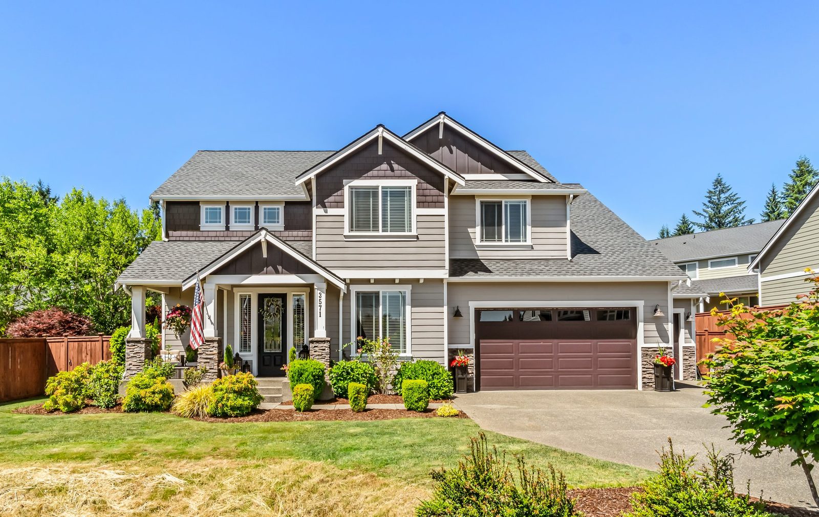 Two-story Craftsman home available for buyers in the Seattle area